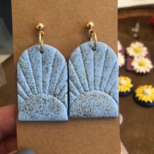 Homemade Sunrise earrings